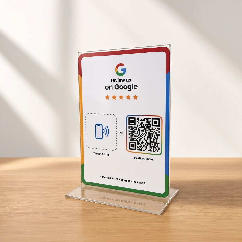 A6 Tap Review NFC & QR Stand